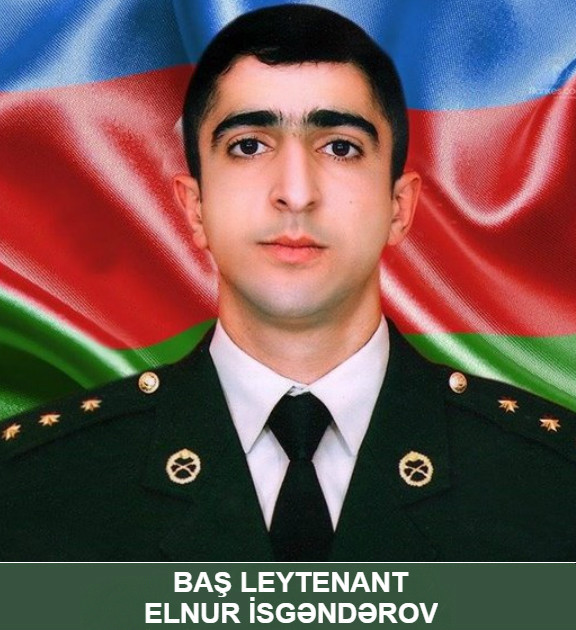 Baş leytenant Elnur İsgəndər oğlu İsgəndərov